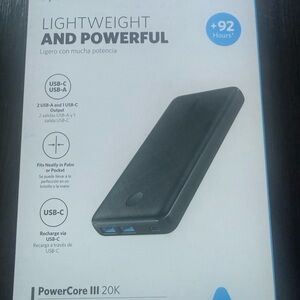 NEW Anker PowerCore III 20K Portable Charger - Black